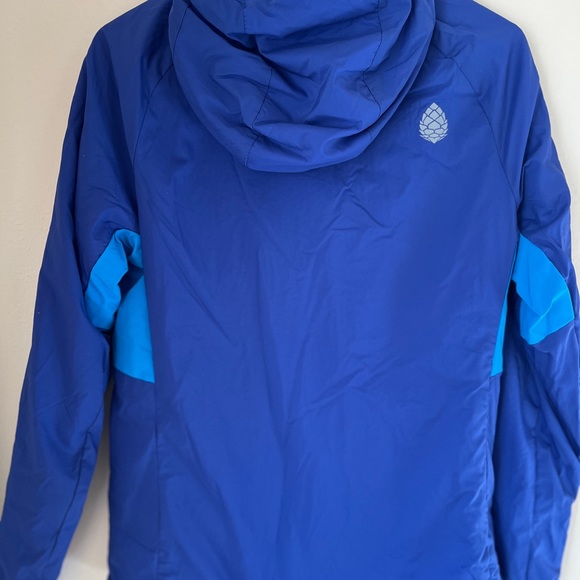 W’s Stio Alpiner Hooded Jacket, size small, blue. - Picture 4 of 6